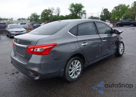 2019 Nissan Sentra Sv z USA, uszkodzony, nr VIN 3N1AB7APXKY295347